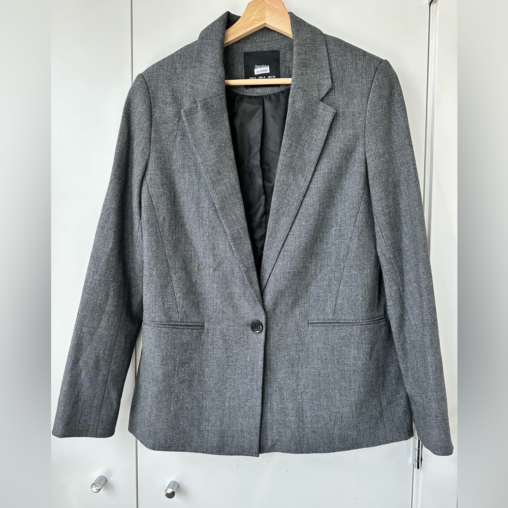 Bershka Grey Blazer
